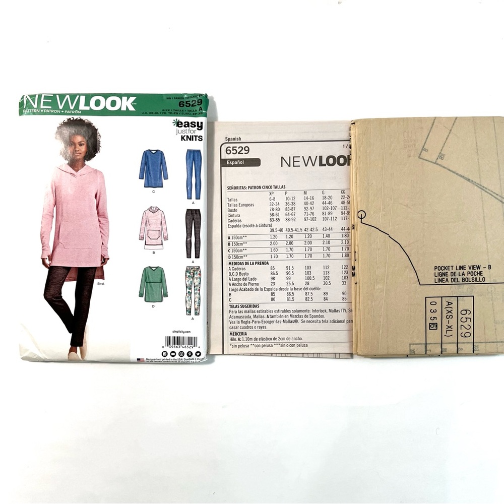 New Look 6529 Sewing Pattern – XS–XL - Picture 2 of 2